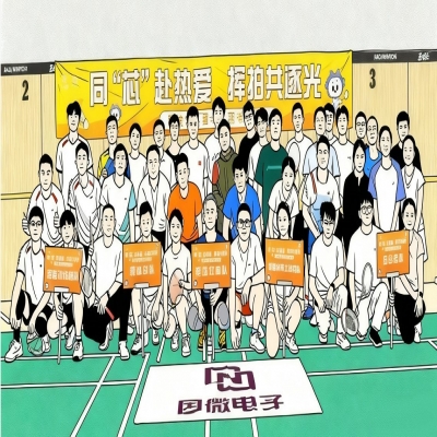同“芯”赴热爱  挥拍共逐光——非凡国际电子第七届羽毛球比赛预赛